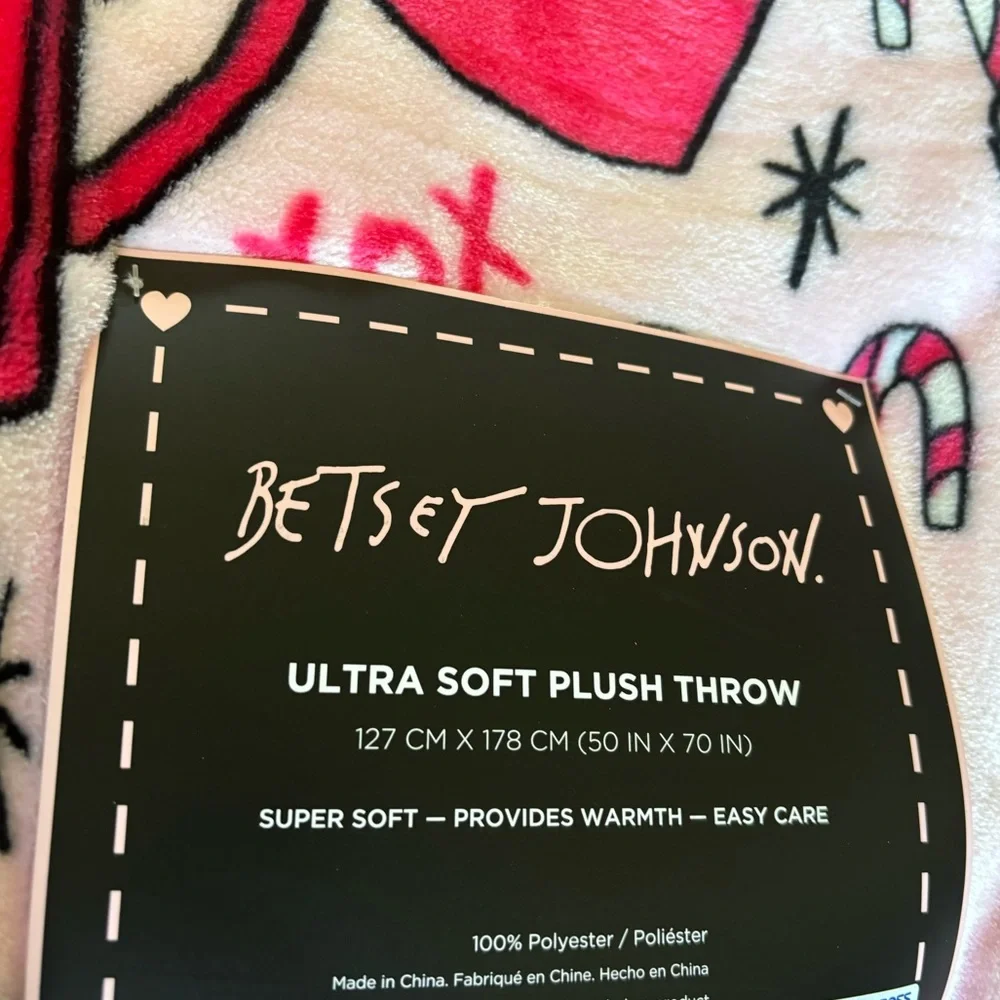 Betsey Johnson Christmas Blanket